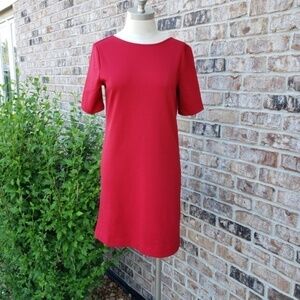 NWT GAP short sleeve red dress sz XS